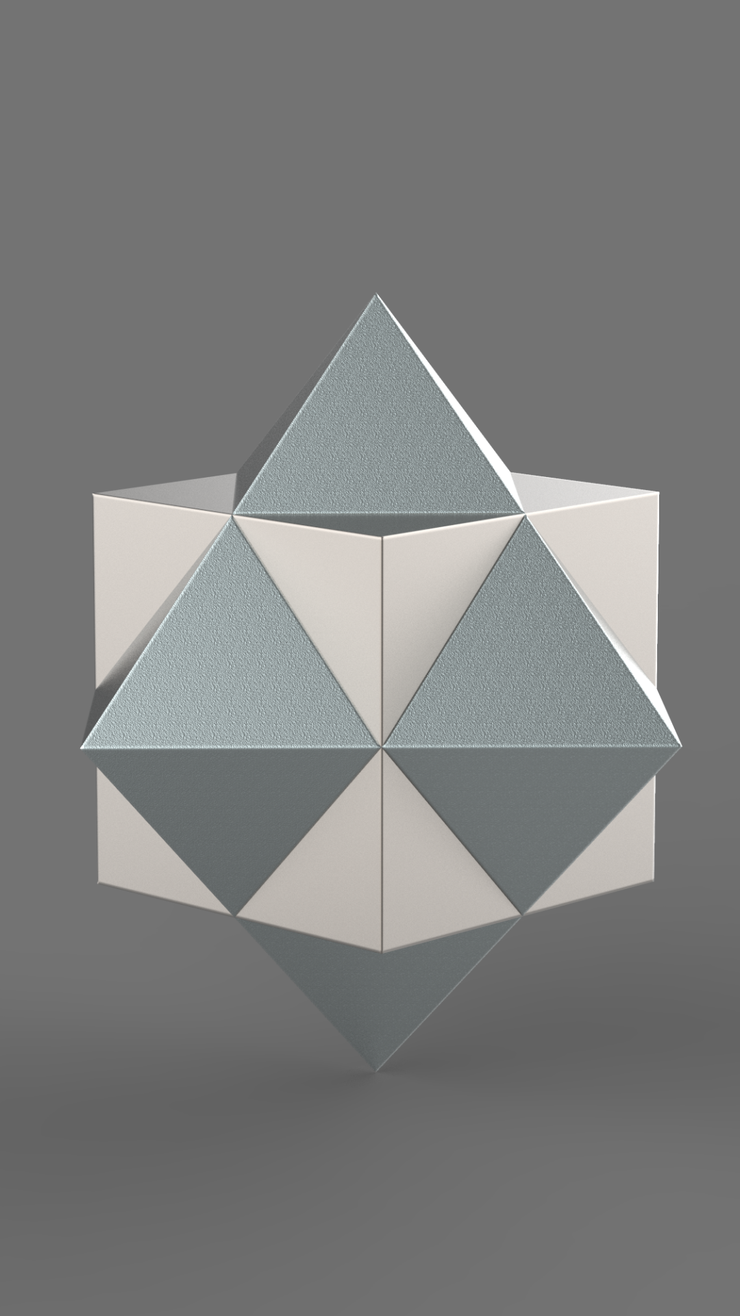 solidworks用两种方法画:两个交叉几何体