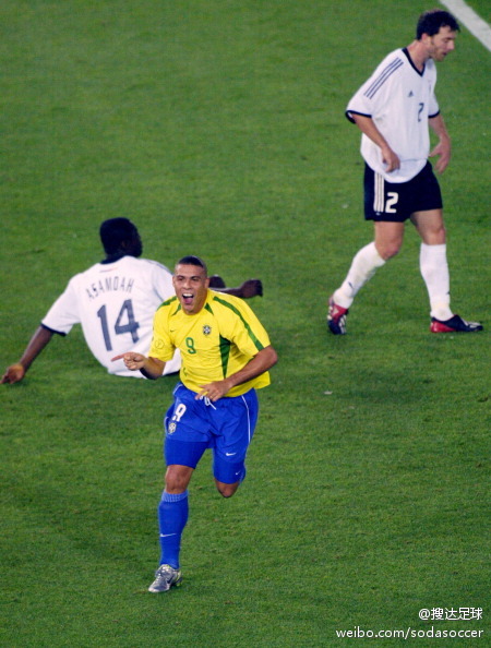 17年前日本那个神奇的夜晚，巴西第五次夺得了世界杯冠军
