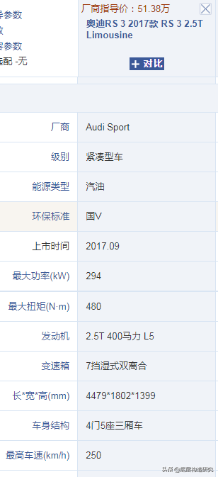 奥迪RS与S系列性能轿车全面对比解析