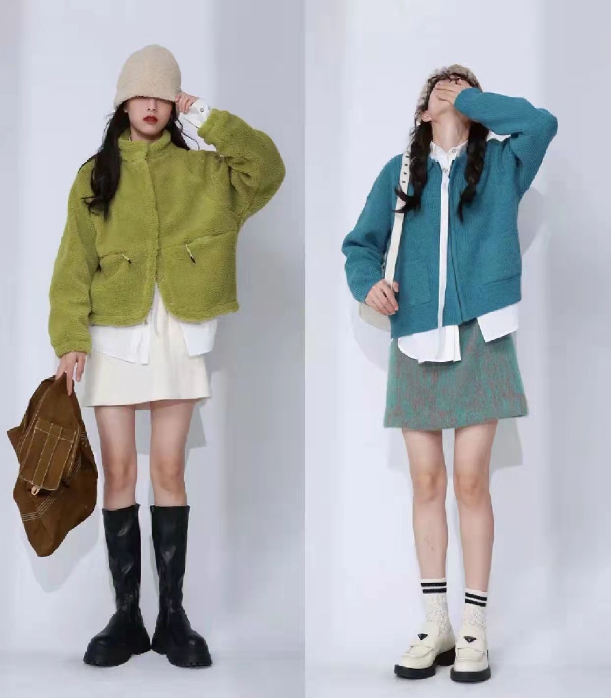 “白衬衫”一年四季都能穿！冬天叠穿法为你总结好了，很实用