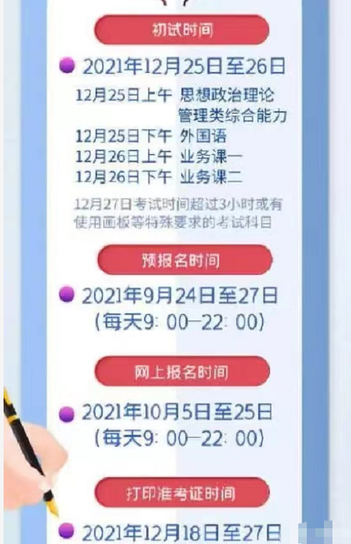 2022年考研时间已定，和往年有所不同，考生不要错过报名时间