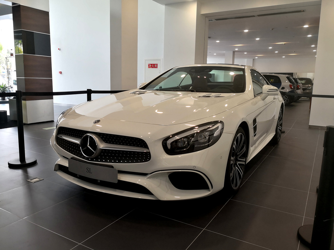 2019款奔驰sl400 敞篷轿跑 实拍解析