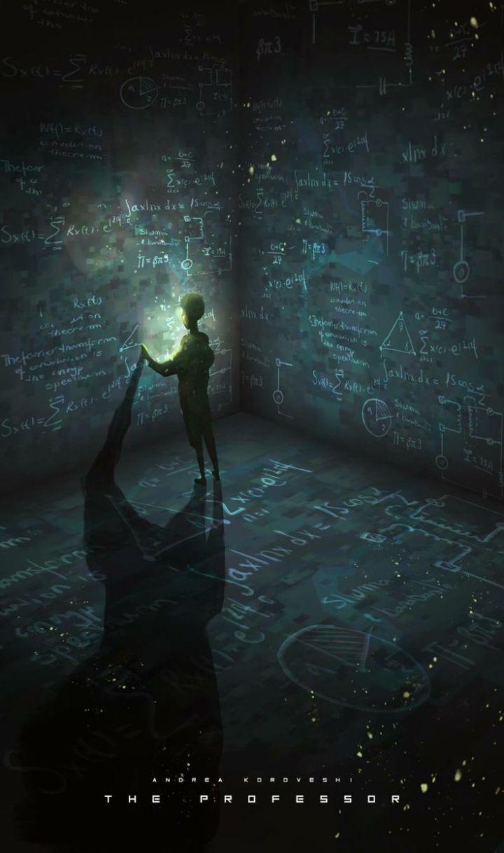 一组想象力句子；谁能想象时间之前与宇宙之外？