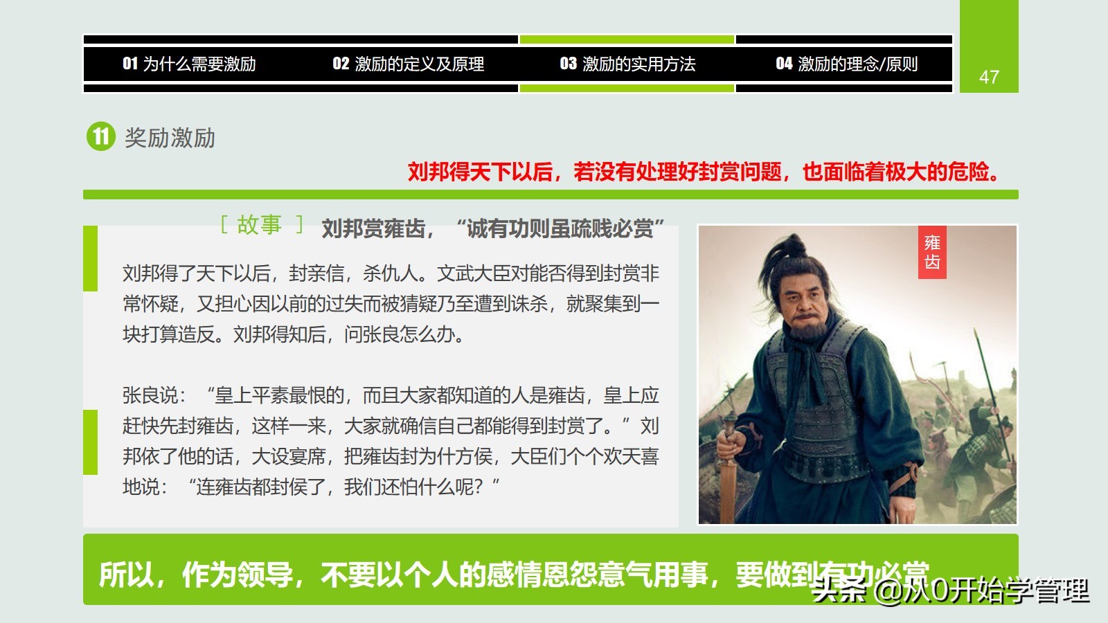 干货分享：用于中高层管理者培训，激励方法集萃