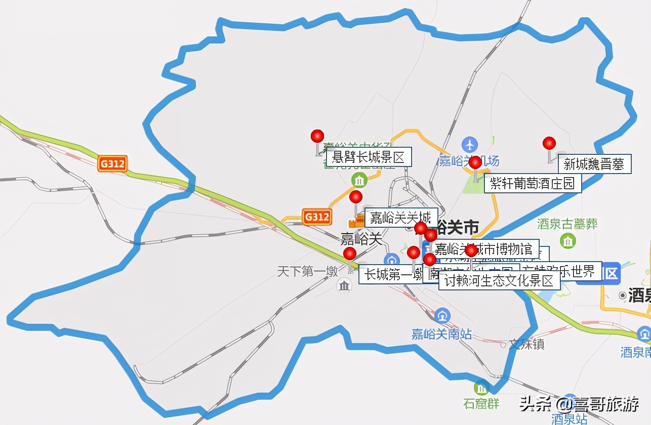 嘉峪关旅游景点大全 嘉峪关十大景点-文化号