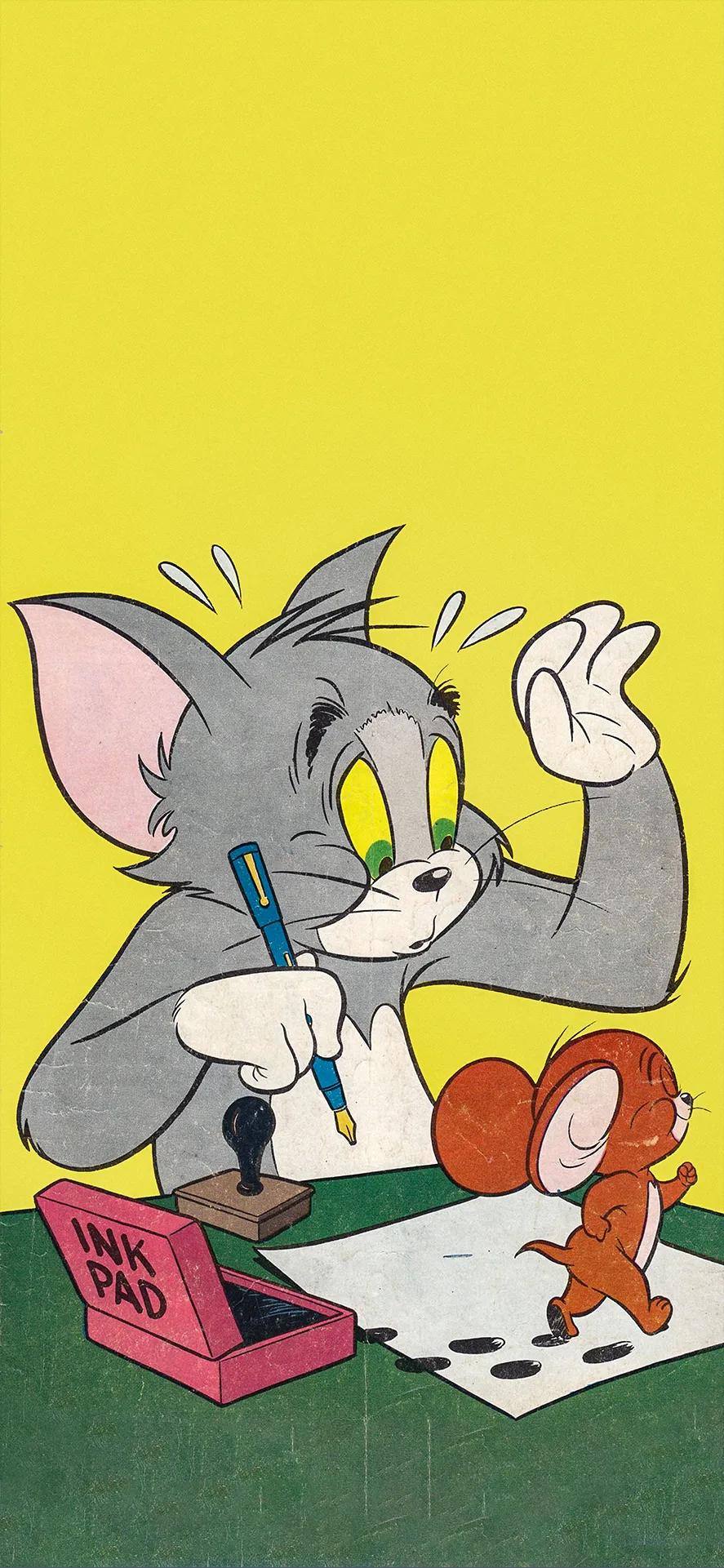 猫和老鼠壁纸 汤姆和杰瑞壁纸 动漫壁纸 4k高清手机壁纸 全屏高清