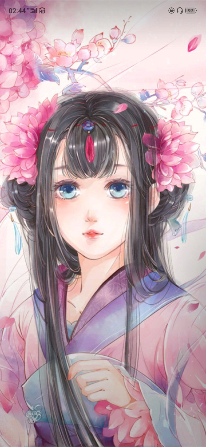 古风美图女生壁纸唯美古风的美人图手绘