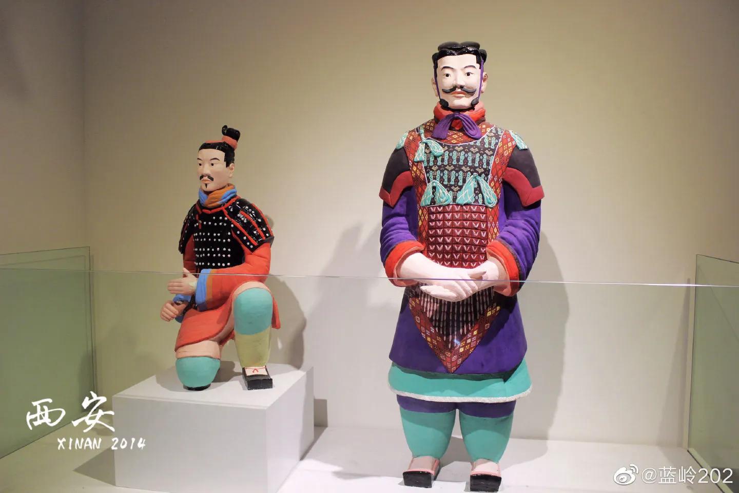 彩色复原秦兵马俑那是他们第一次走出家门!