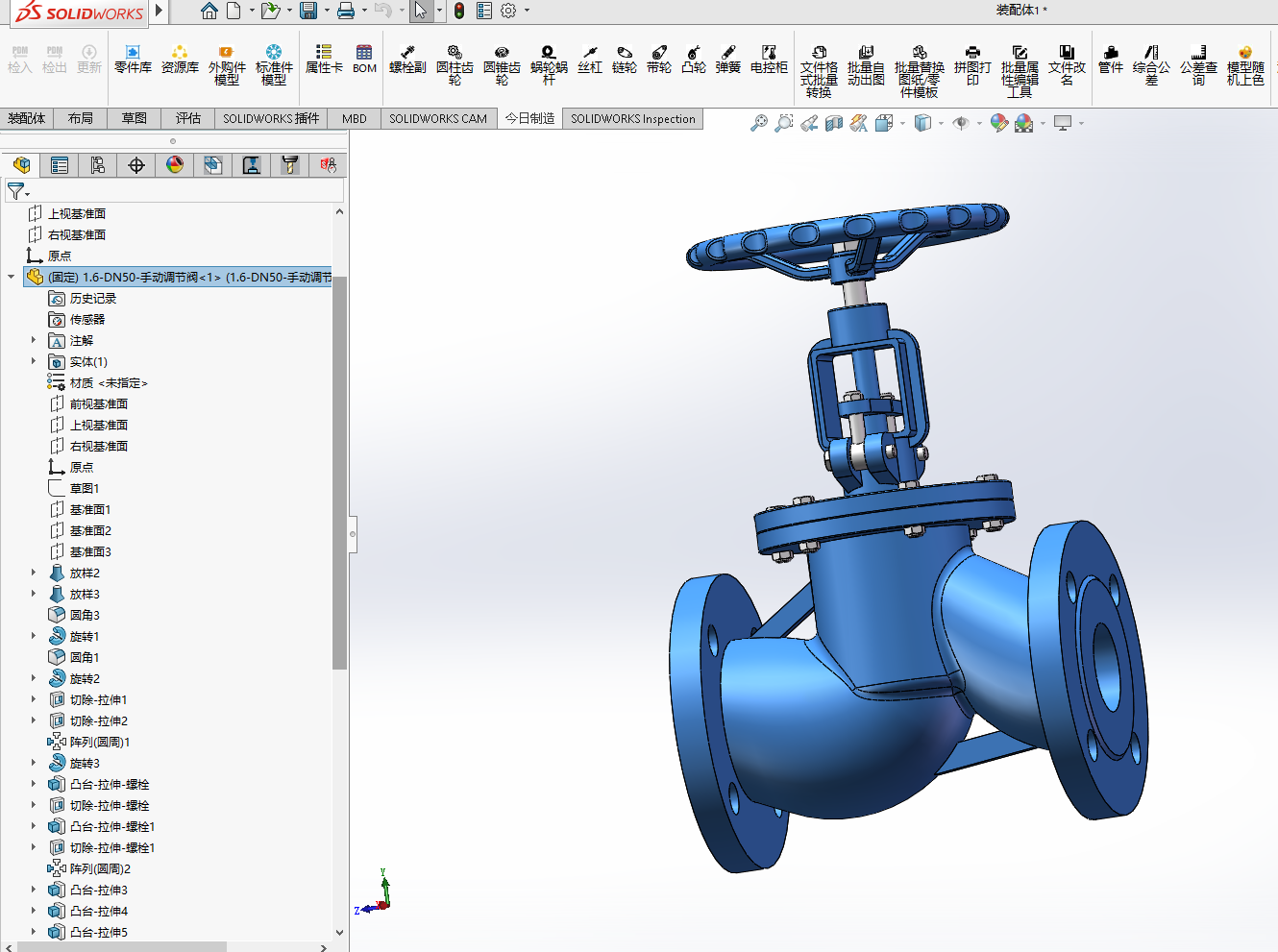 介绍今日制造在SOLIDWORKS上的简单使用