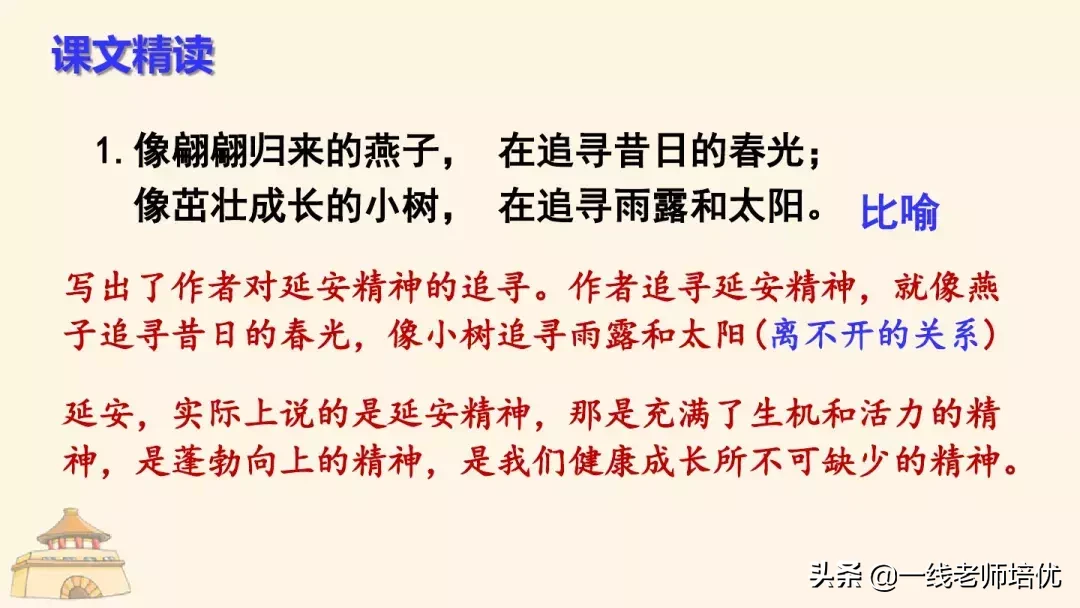 统编四年级上册24课《延安，我把你追寻》重点知识点+课件