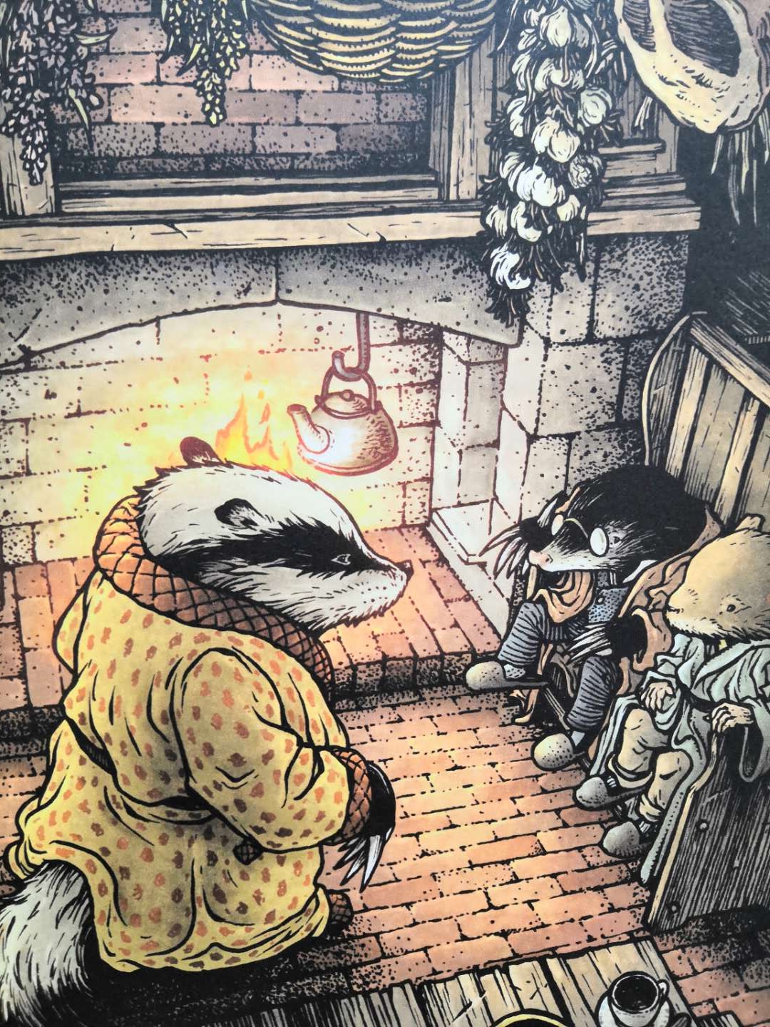 是啊,獾先生家就是危难中的庇护所,是温暖的港湾,獾先生自己则是爱的