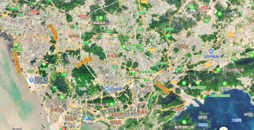 深圳市面积多少平方人口及总面积详解