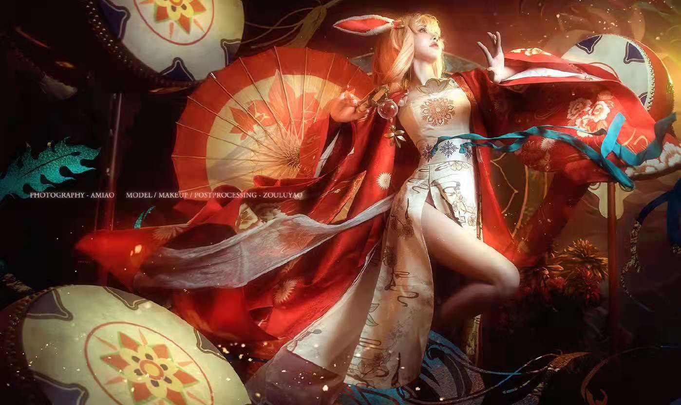 王者荣耀女英雄cos,阿离惊鸿舞惊艳众人,这一细节让人欲罢不能