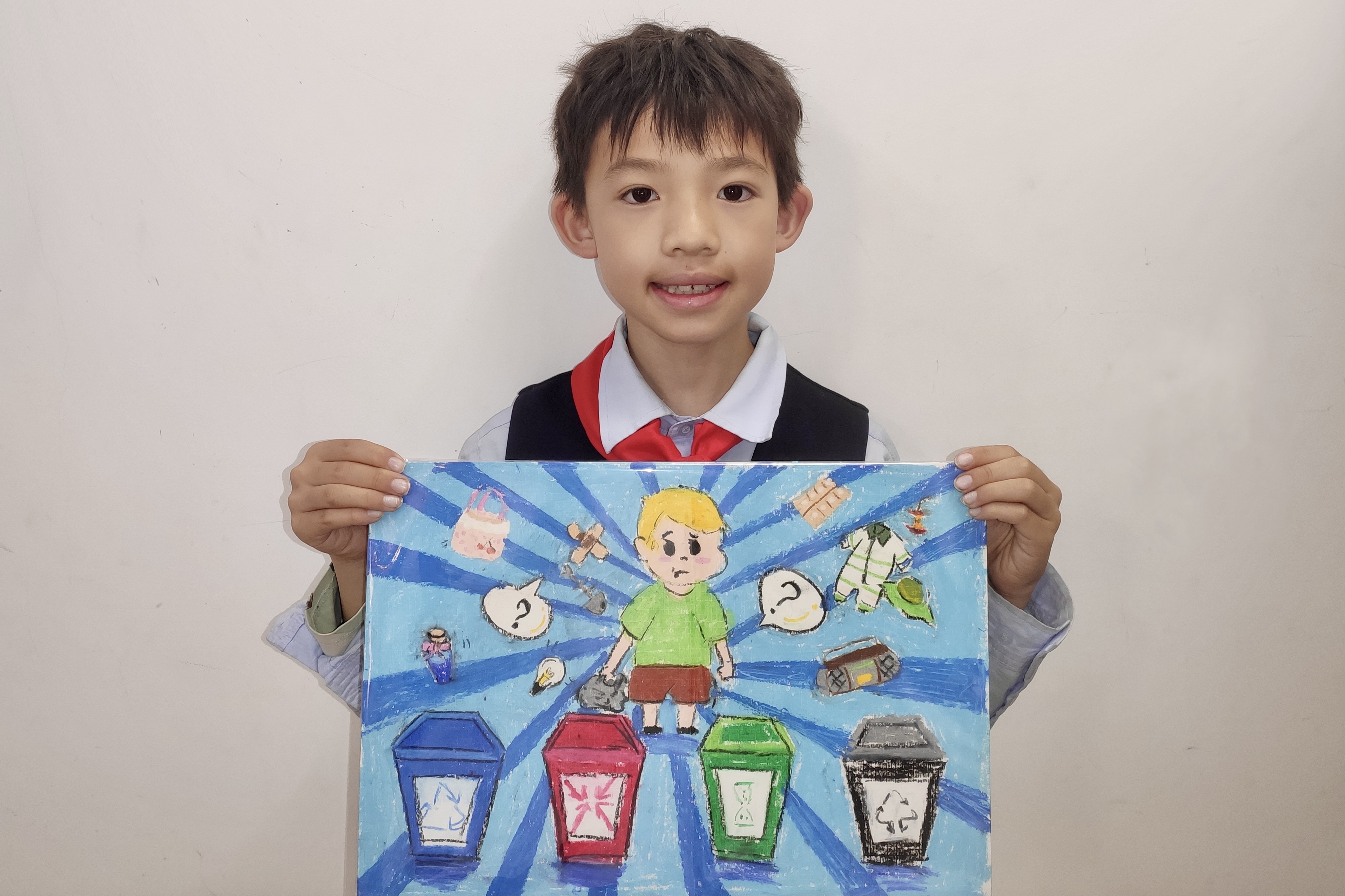 沈阳小学生垃圾分类绘画作品展示(24-47幅)
