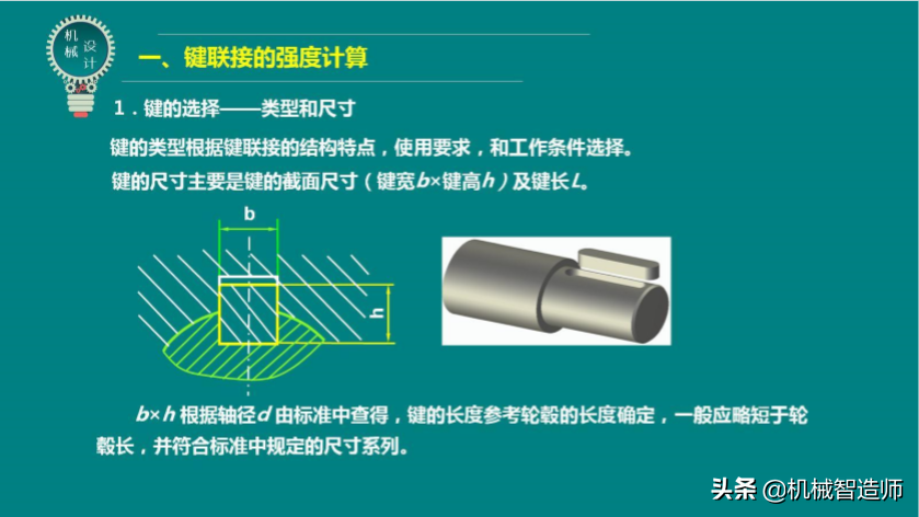 键联接和销联接不可马虎，49页PPT讲解键联接和销联接所有内容