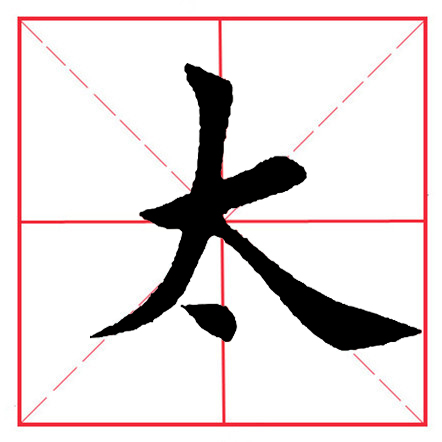 奥部首的字有哪些字(田英章毛笔楷书《偏旁部首·大字旁》)