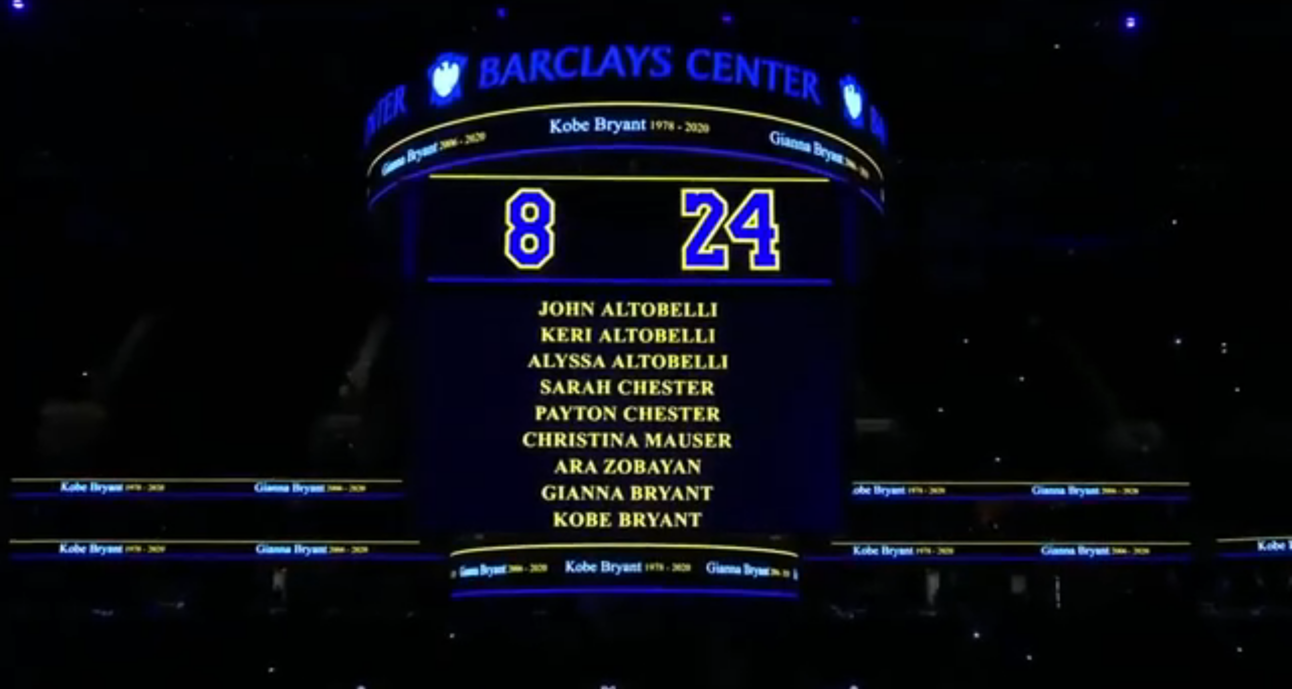 为什么今天nba默哀（欧文哭了!篮网赛前为科比父女默哀,特意空出2个座位,欧文哭成泪人）