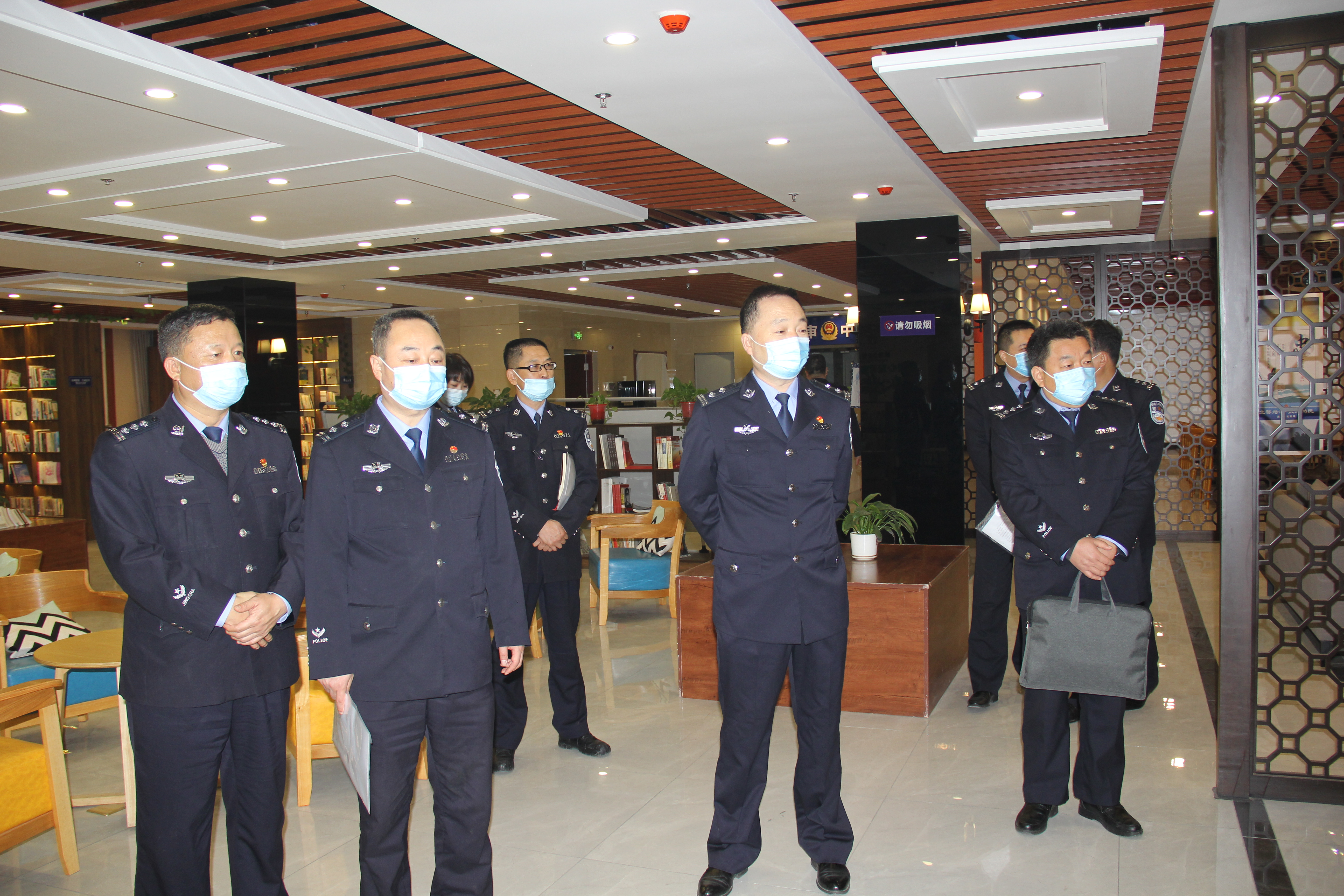 扶风县公安局来武功县公安局开展学习交流活动