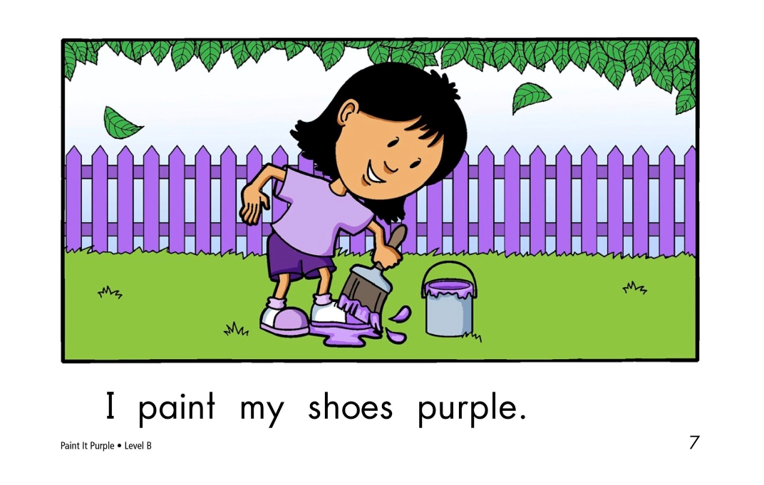 启蒙有声绘本：《Paint It Purple》你们看过紫色的小草吗？