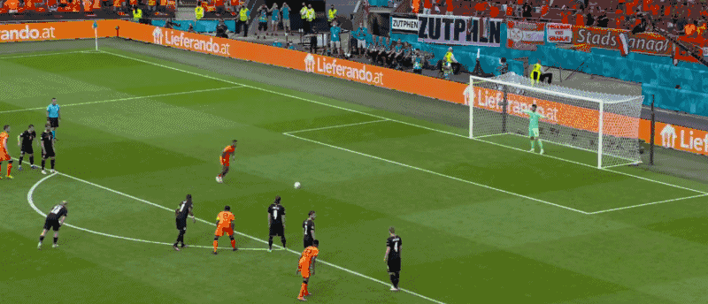 鲍姆加特纳内切打门得手(欧洲杯-荷兰2-0奥地利提前出线 阿拉巴送点 德佩命中 失空门)