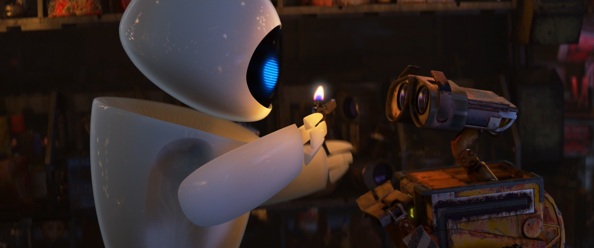 经典动画机器人《瓦力》,废土世界质朴爱情穿梭星河让人怦然心动