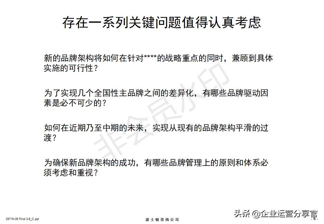价值百万的波士顿咨询报告：某通讯集团品牌战略咨询案例