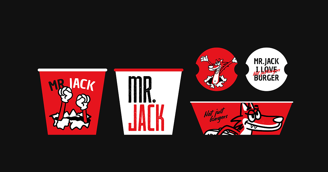 MR.JACK炸鸡汉堡品牌 | 充满热情的美式趣味风格