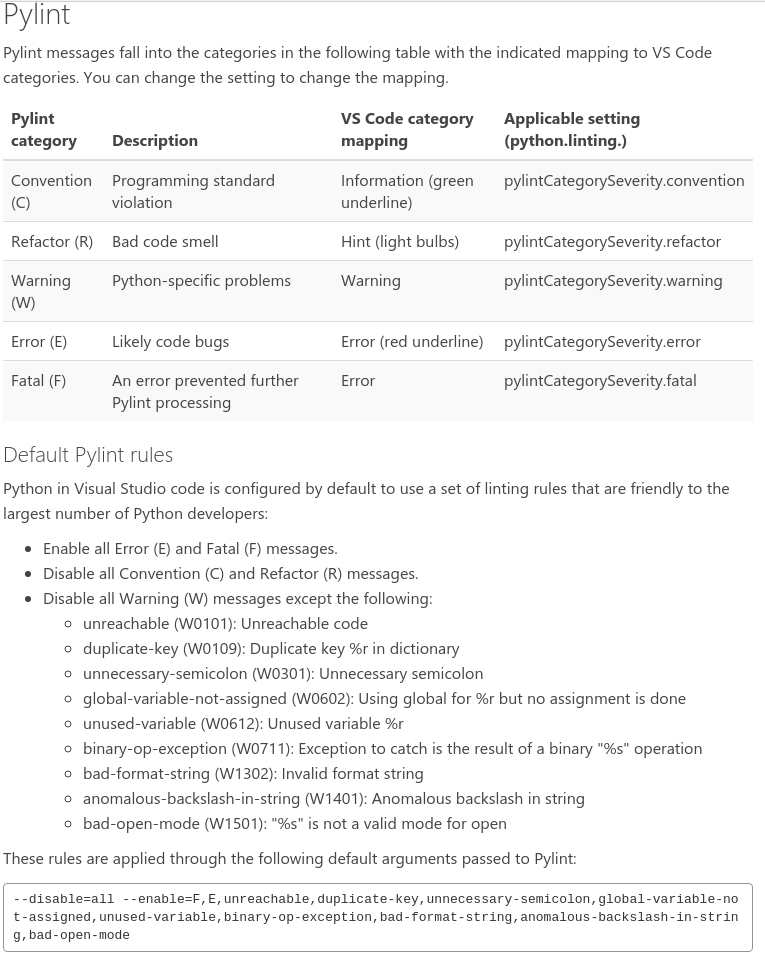 vscode针对python编程，简单设置pylint,解决各种无关的波浪线