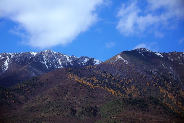 雪晴山色秀 云处有蓝天—雾漫雪山