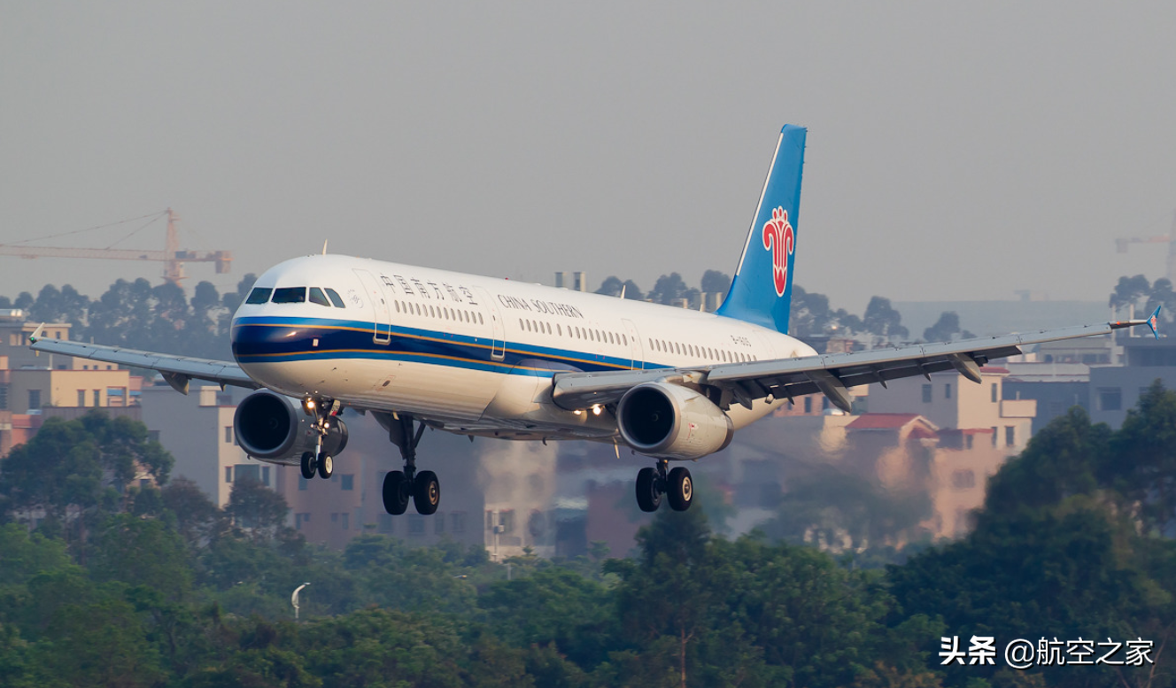 6年空客a320系列是南航机队中的主力机型.