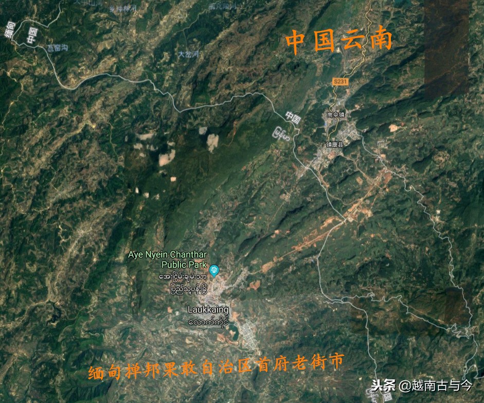 果敢地图,果敢地图 禅邦