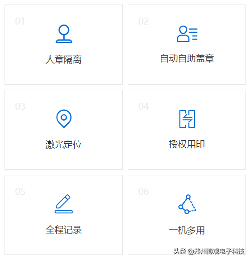 物联网解决方案：便携式智能盖章机、印章工作台、印章柜、印章