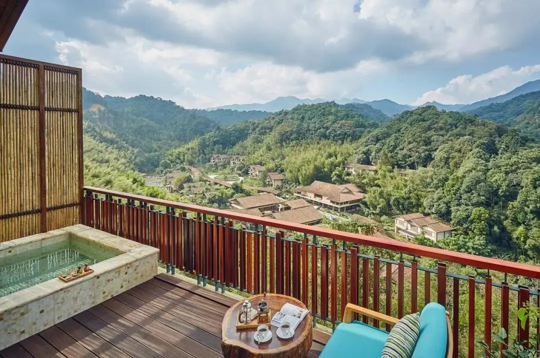 南昆山上泡峭壁温泉民宿丨十字水生态温泉