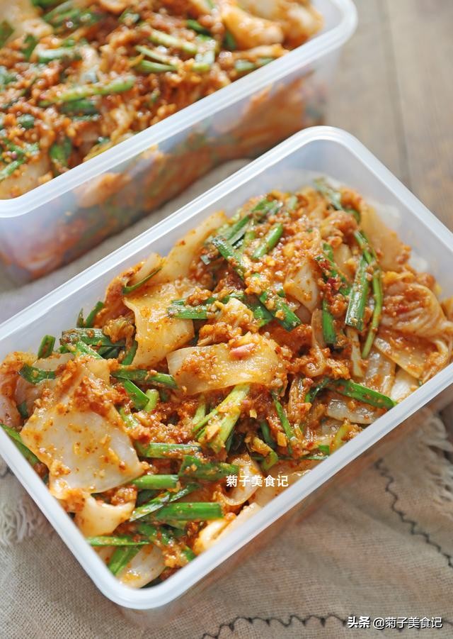韩国泡菜的做法大白菜(韩式泡菜在家做，开胃爽口，制作方法详解，简单易学，值得收藏)