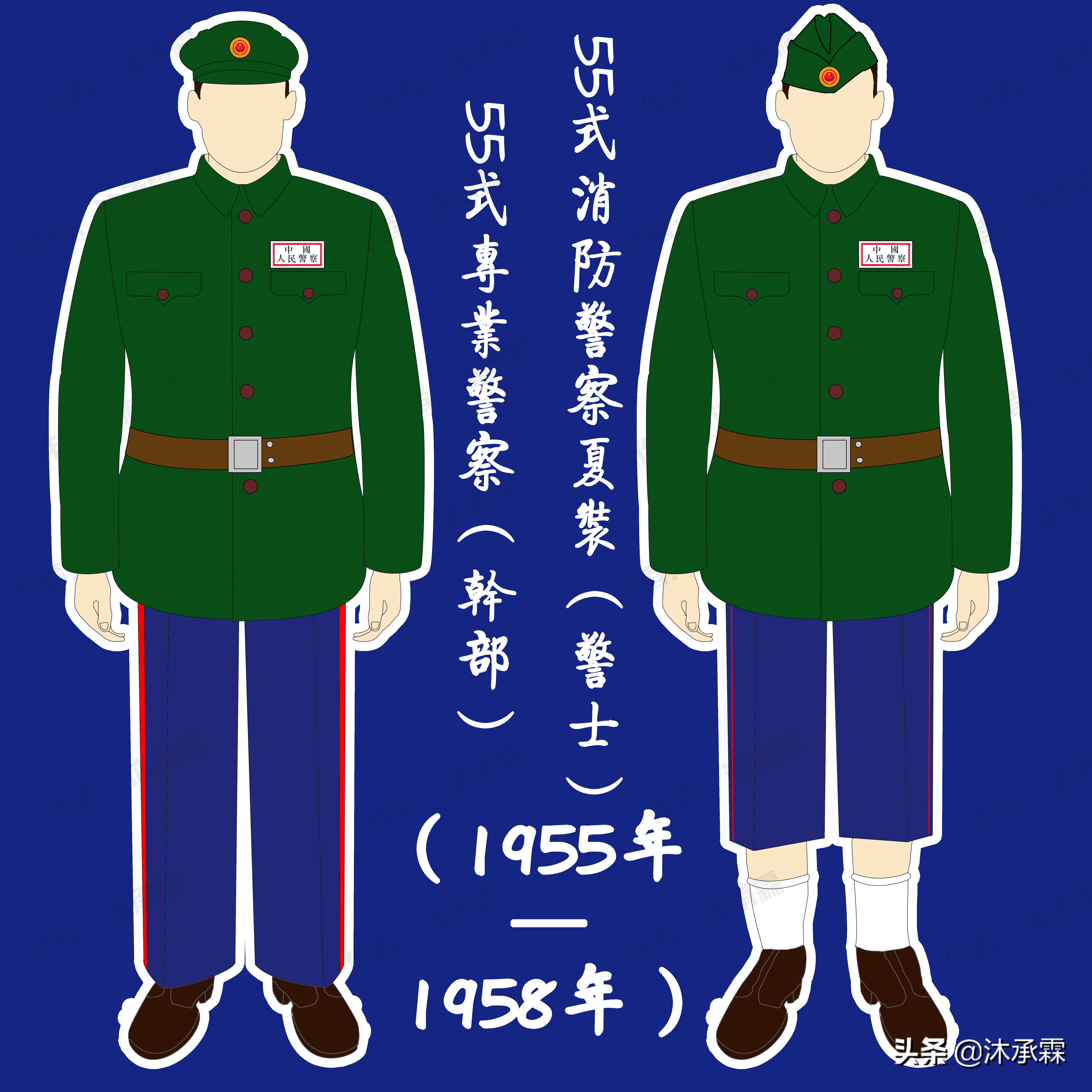我国武警部队服装变迁:感受这支多次改制的光荣部队历史