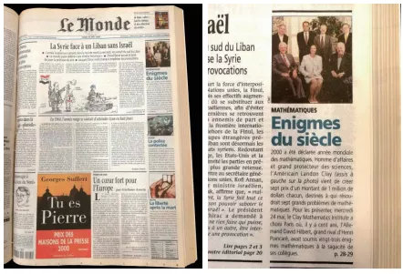 千禧年大奖难题之始与未终