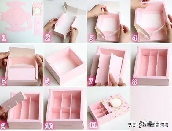 纸艺手工：分享7款简易收纳盒的制作，纸盒子就该这样折，附教程