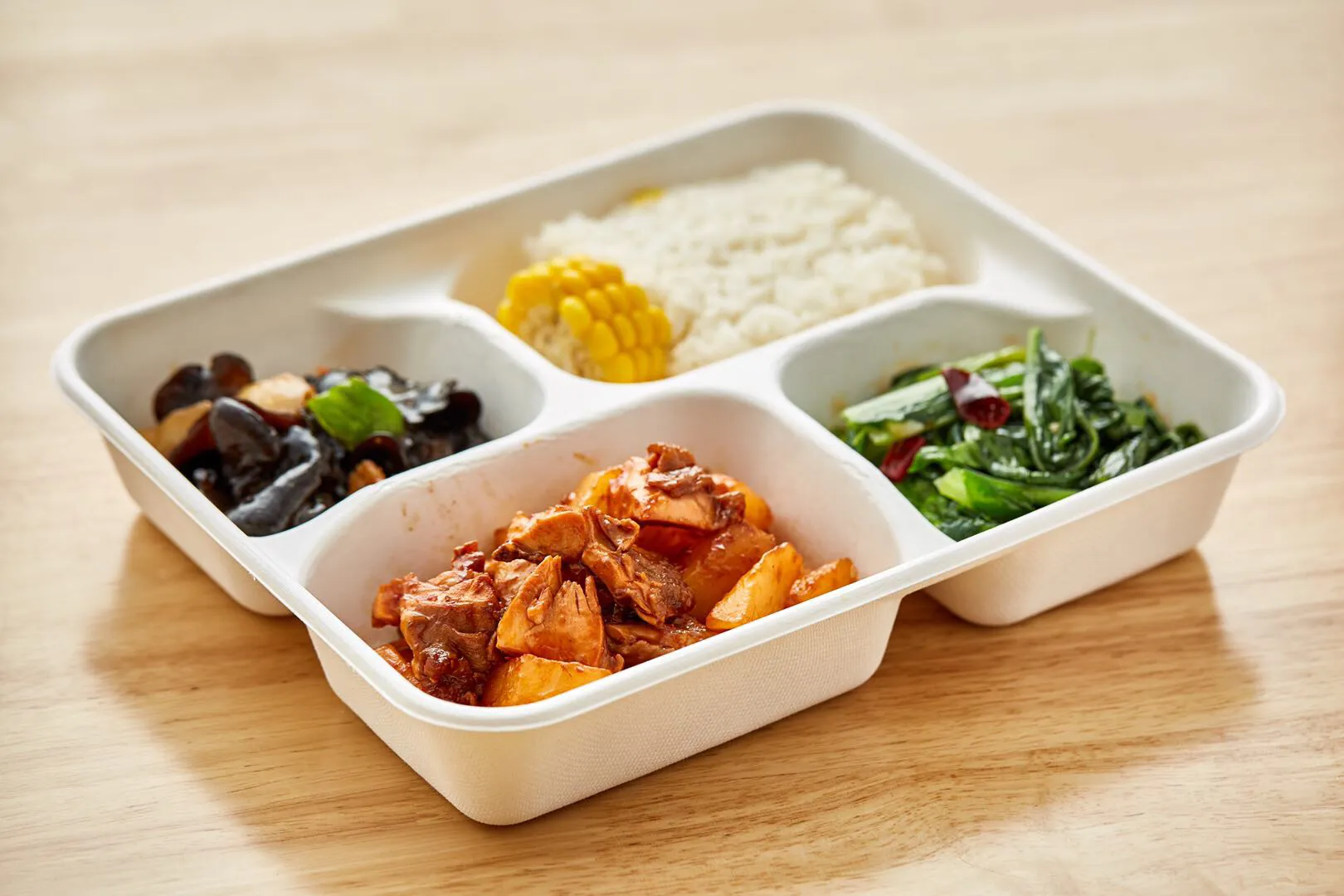 初次品尝北京"优优稻香"中式快餐,物美价廉!满意!