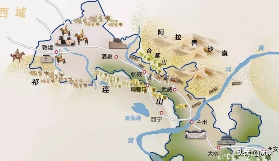 《兰亭集序》中"永和九年"的凉州姑臧,英雄辈出的河西"五凉"