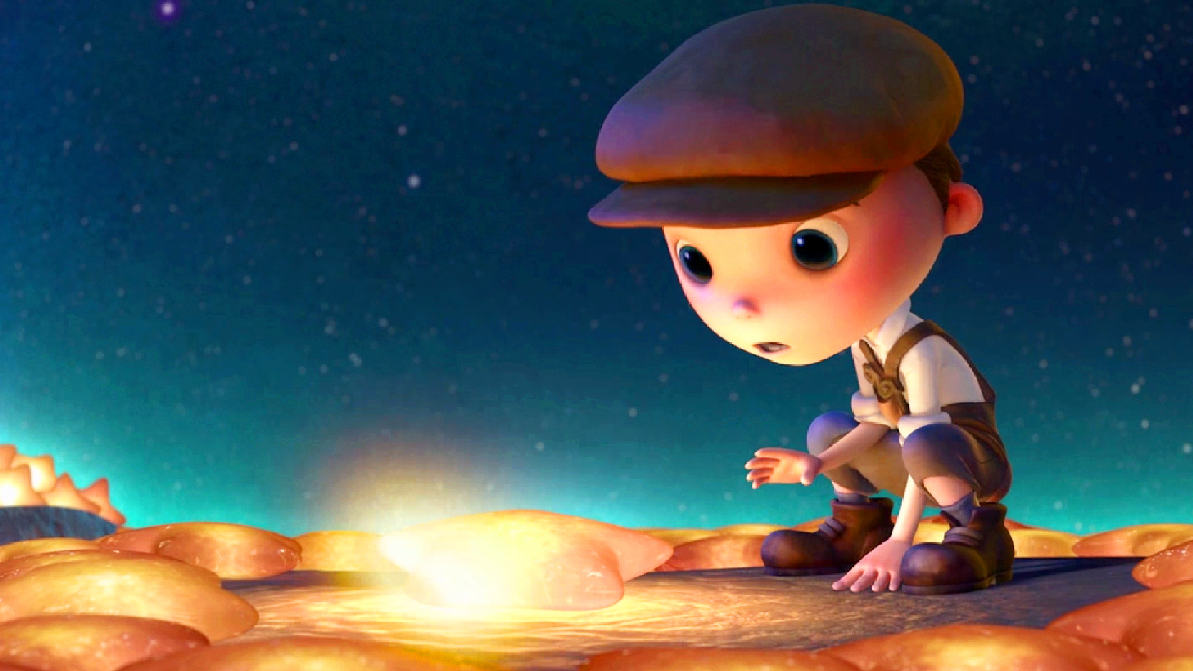 0的短片《月神》:在月亮上打扫星星的成长童话