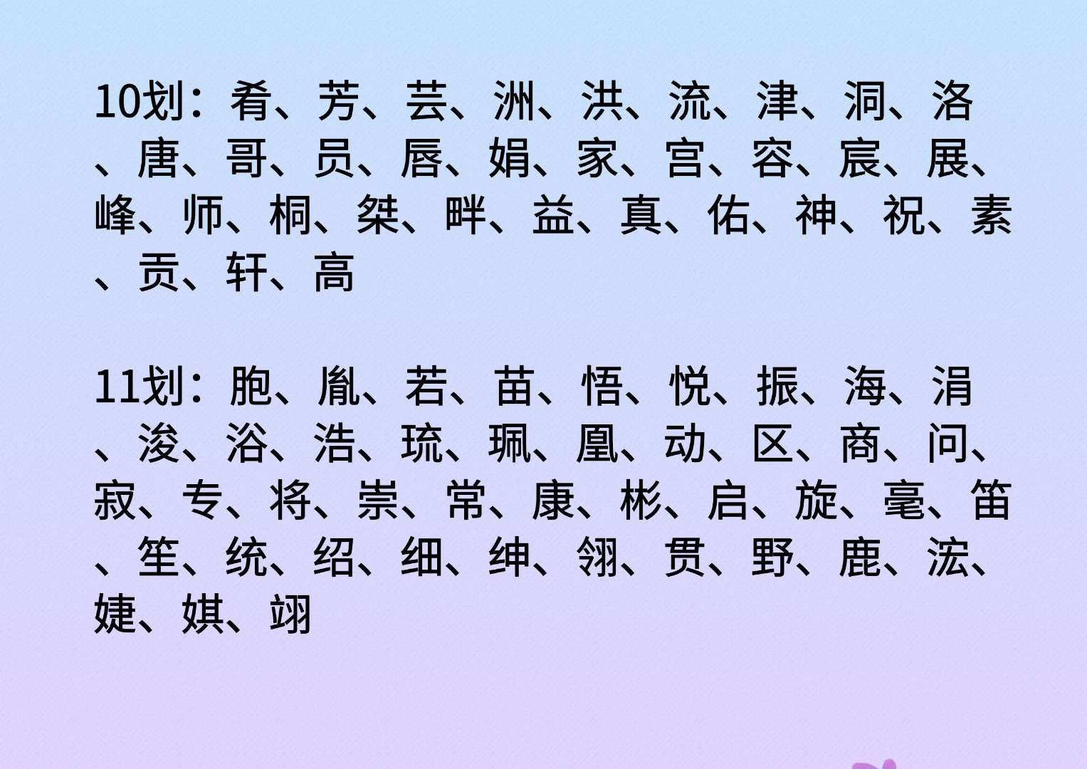 有的父母比较注重汉字的笔画数,我们起名时一般用的是康熙字典笔画数