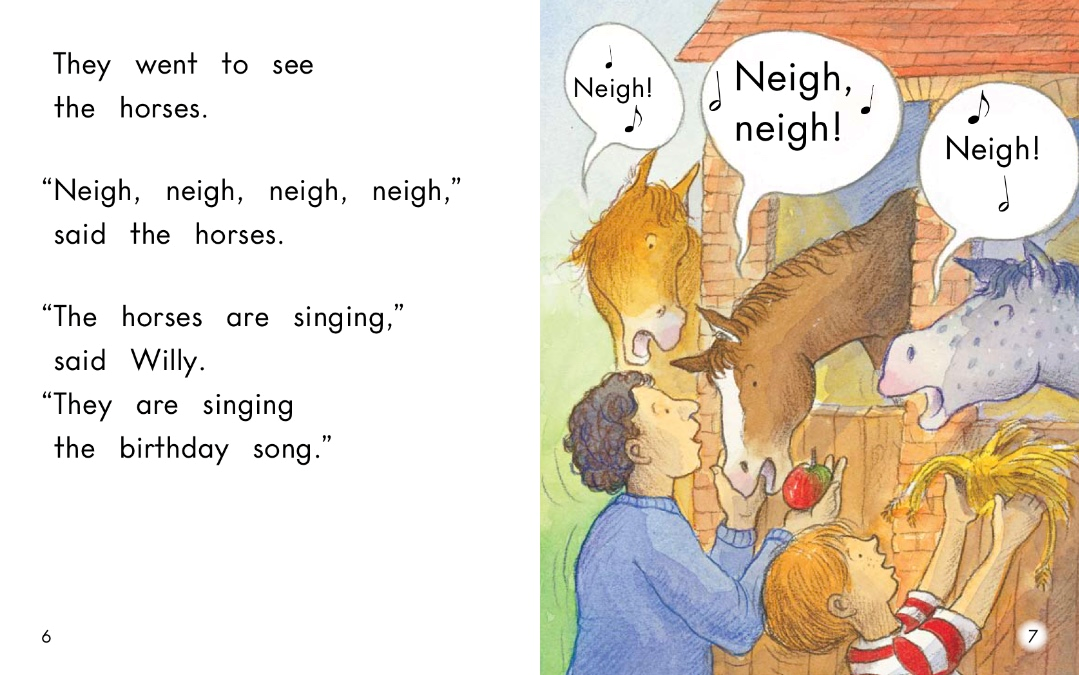 英语有声绘本阅读:《The Birthday Song》听小猪唱歌