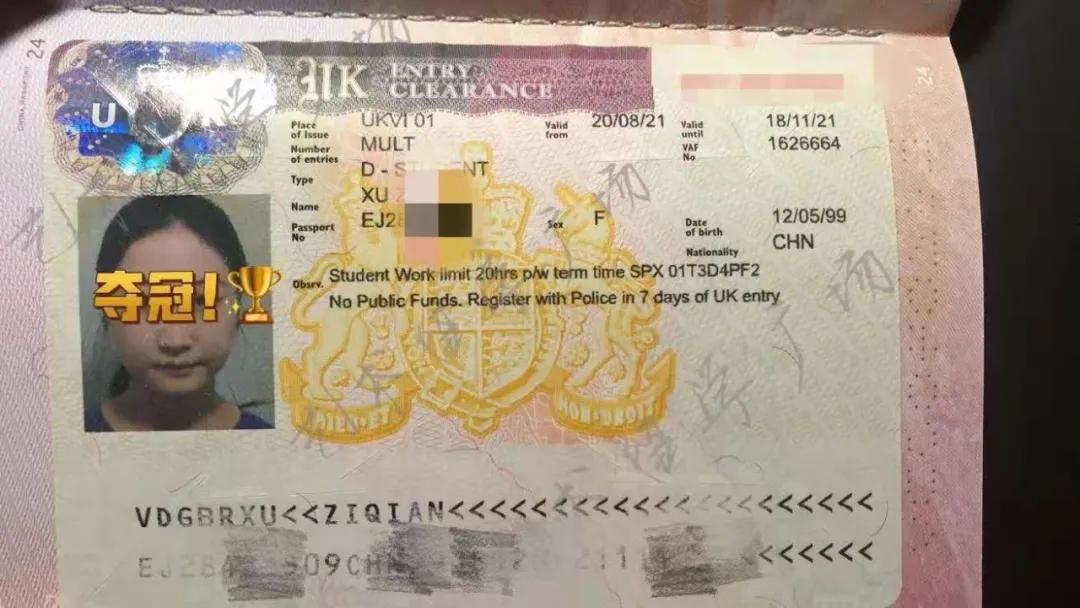 疫情下的第一例英国钢琴表演硕士签证来了