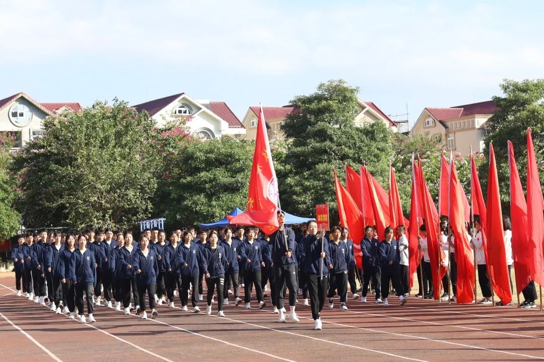 福建师范大学福清分校校运会开幕丨相约青春盛会