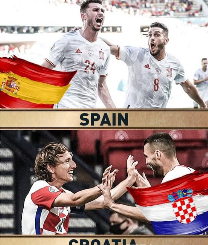 克罗地亚vs西班牙首发出炉(惊艳大片！西班牙5比3淘汰克罗地亚，精彩与惊奇元素丰富无比)