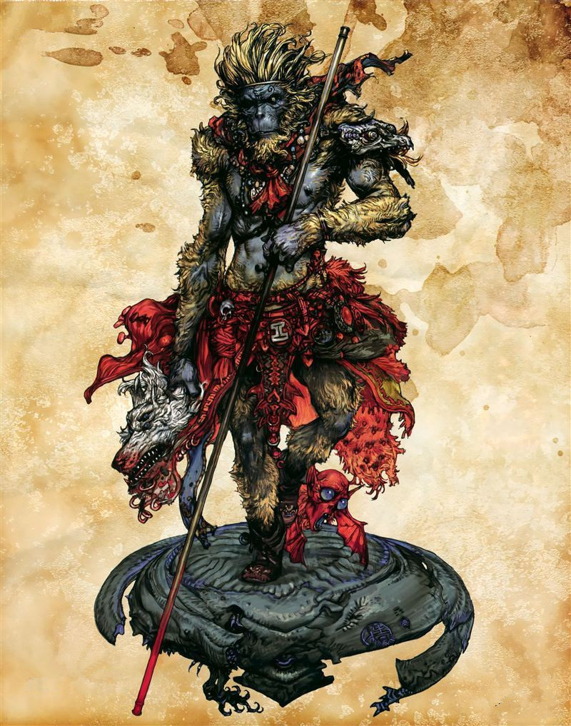 《中国妖怪故事》:孩子,乖!否则就会被老马猴吃掉