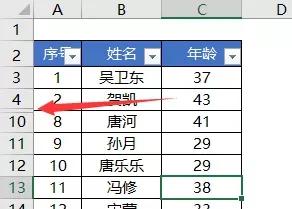 表格隐藏部分怎么还原（Excel三种取消隐藏的方法）