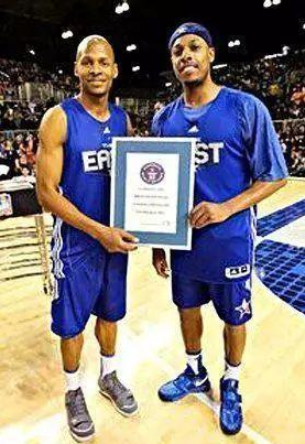 nba哪些球员有吉尼斯纪录（NBA也有吉尼斯世界纪录！皮尔斯证书还没捂热，90秒后就被KD抢了）