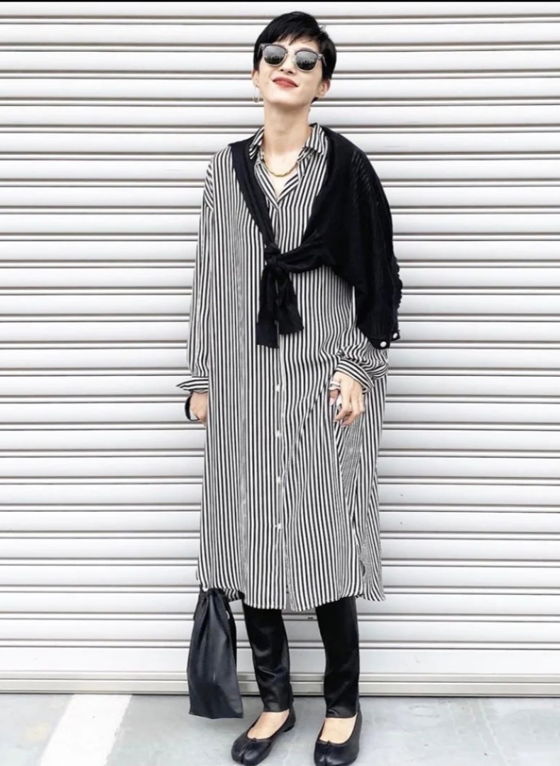 秋季基础款不能少,日本短发博主教你中性风穿搭,随性又帅气