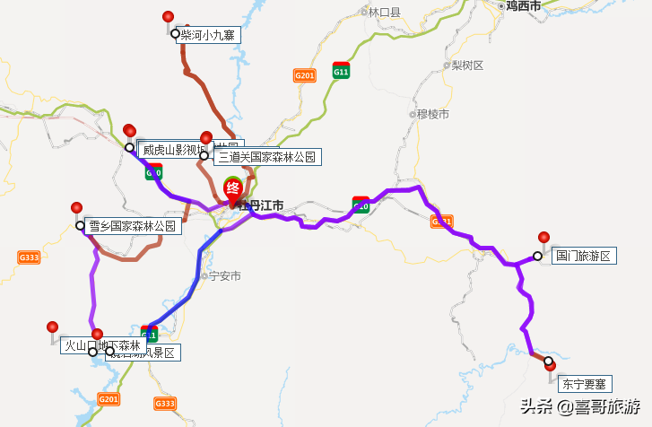 黑龙江省牡丹江十大景点有哪些？自驾游玩如何规划行程路线？